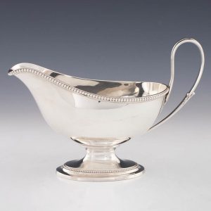 Very Fine Sterling Silver Sauce Boat London 1782