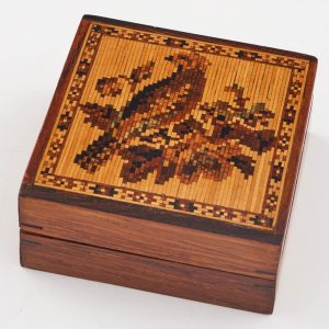 Tunbridge Ware Trinket Box c1920