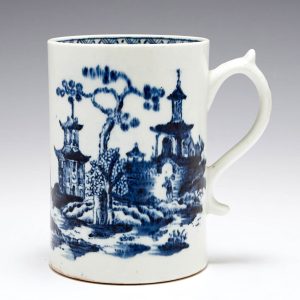 A Lowestoft Blue and White Porcelain Mug, Circa1775