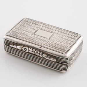 A Thomas Shaw Sterling Silver Vinaigrette Birmingham 1836