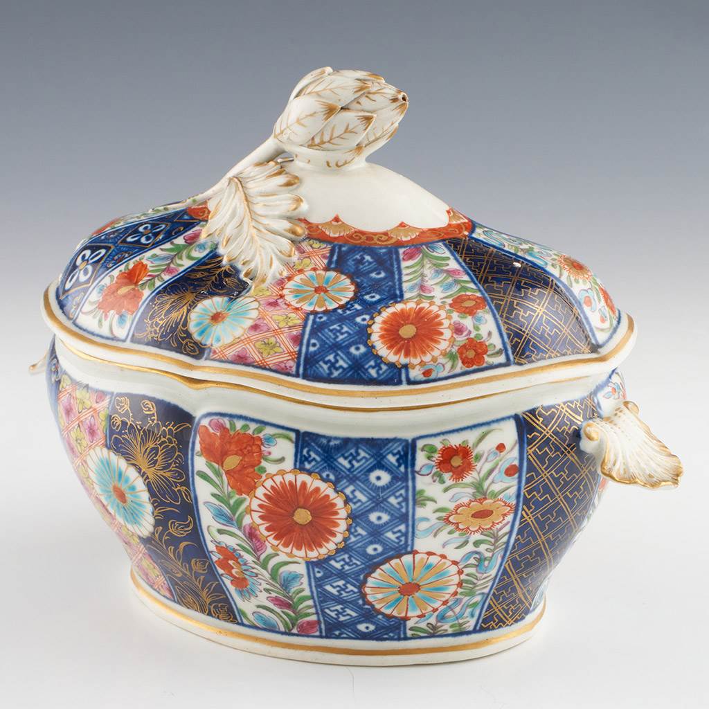 First Period Worcester Porcelain Tureen c1775