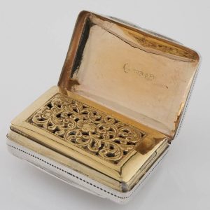 Sterling Silver Vinaigrette Birmingham 1829