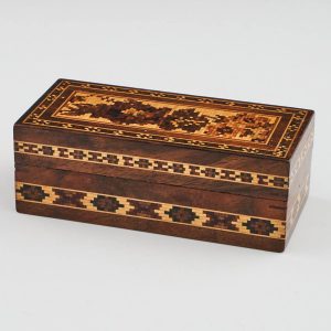 Tunbridge Ware Trinket Box c1890