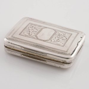 Samuel Pemberton Sterling Silver Vinaigrette Birmingham 1799
