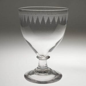 Engraved 18th Century Rummer c1790