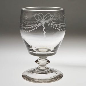 Engraved Georgian Rummer c1820