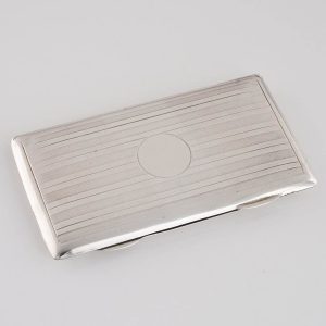 Sampson Mordan Sterling Silver Card Case Chester 1913