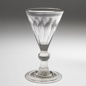 Petal Moulded Gin Glass c1780