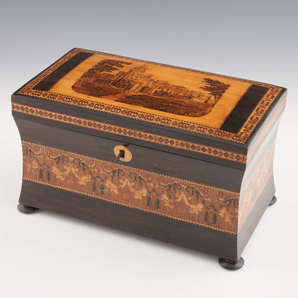Tunbridge Ware Tea Caddy