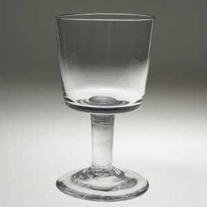A Fine Bucket Bowl Georgian Glass Goblet c1825