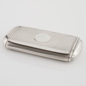 Sterling Silver Snuff Box Chester 1906