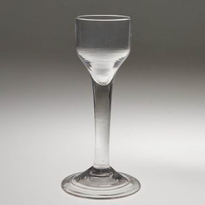 Plain Stem Georgian Wine Glass c1745