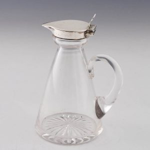 Asprey Sterling Silver Topped Whiskey Noggin Birmingham 1917