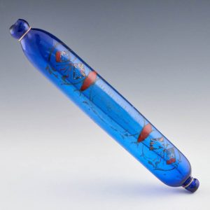 Glass Rolling Pin Love Token 19th Century