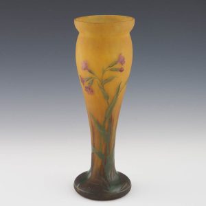 Paul Daum Mado Nancy Enamelled Vase c1925