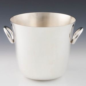 New and Boxed Modern Silver Plated Christofle Vertigo Champagne Bucket