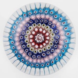 Old English Millefiori Paperweight c1910