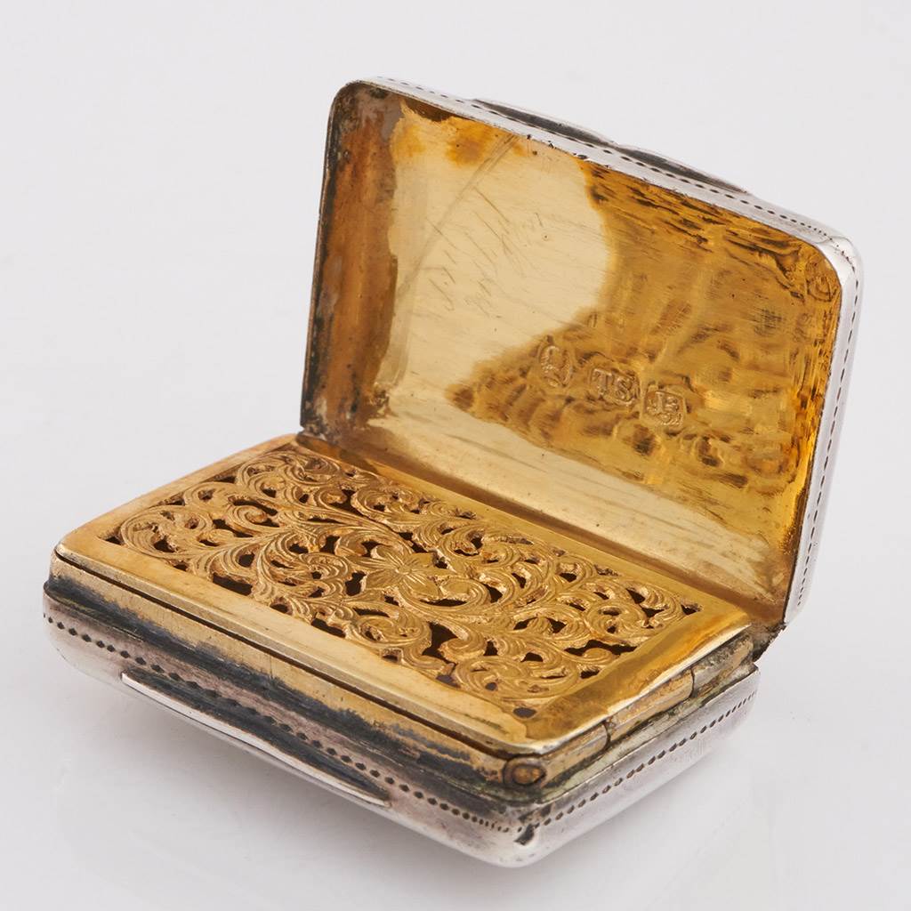 Sterling Silver Vinaigrette Sterling Silver Vinaigrette Birmingham 1830
