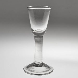 Plain Stem Georgian Wine Glass c1750