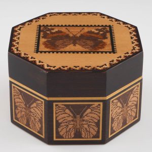 Robert Vorley Octagonal Tunbridge Ware Jewellery Box 2022