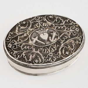 Late 19th Century Continental Silver Snuff Box c1880