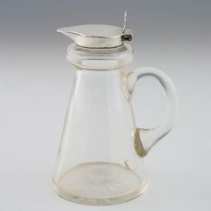 Hukin and Heath Whisky Noggin with Silver Top Birmingham 1939