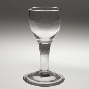Georgian Short Wine Glass c1750