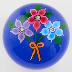 Scottish Lampwork Millefiori Paperweight c1995