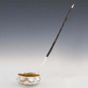 Sterling Silver Toddy Ladle Ferdinand III Thaler Sheffield 1883
