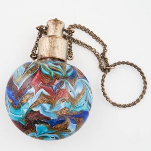 Giacamo Franchini Glass Perfume Bottle c1860