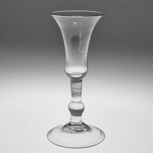 Georgian Balustroid Stem Wine Glass c1750