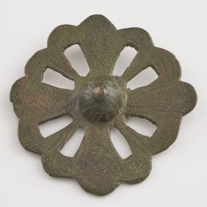 Viking Jewellery Bronze Decorated Cross Brooch c9th Century AD