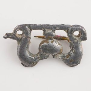 Roman Jewellery Silvered Bronze Plate Brooch 1st Century