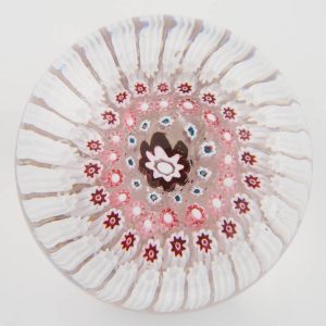 Old English Paperweight Magnum Millefiori Concentric c1880