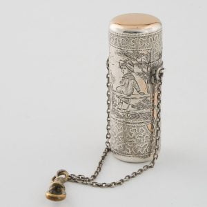Sampson Mordan Silver Perfume Bottle 1885