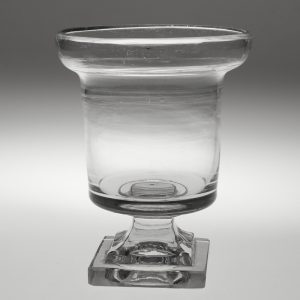 Georgian Rummer Glass with Square Foot c1820