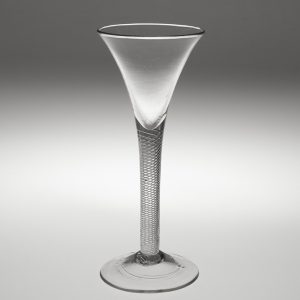 Georgian Wine Glass with Air Twist Stem c1750