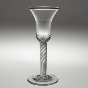 Georgian Wine Glass with Air Twist Stem c1750