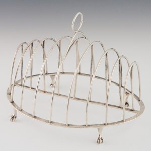Georgian Sterling Silver Toast Rack London 1783