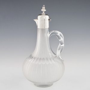 Victorian Claret Jug with Silver Mounts Sheffield 1860