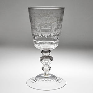Bohemian Wine Glass, German and European Wine Glass