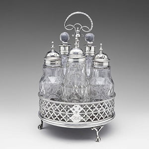 Georgian Cruet Sets Condiment Bottles