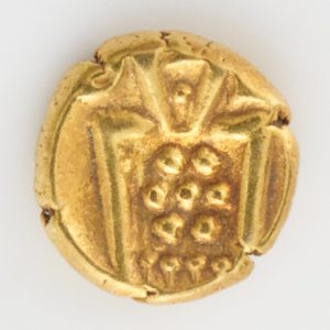Indian Gold Fanam Possibly Minted by the East India Company