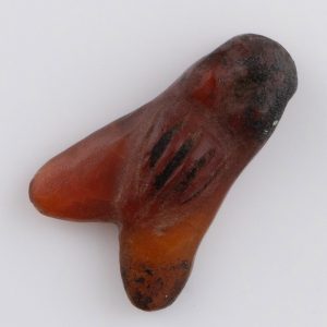Ancient Egyptian Jewellery Carnelian Fly Amulet c1550-1070BC