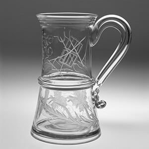 Georgian Tankards and Georgian Glass Tumblers