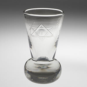 Victorian Firing Glasses, Drams and Gin Glasses