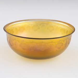 Louis Comfort Tiffany Favrile Glass Bowl c1900