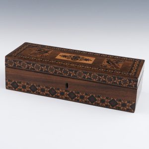 Tunbridge Ware Glove Box Attributable to Burrows c1845