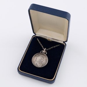 Stuart Coins - William III Silver Shipwreck Shilling Pendant Chester Mint 1696