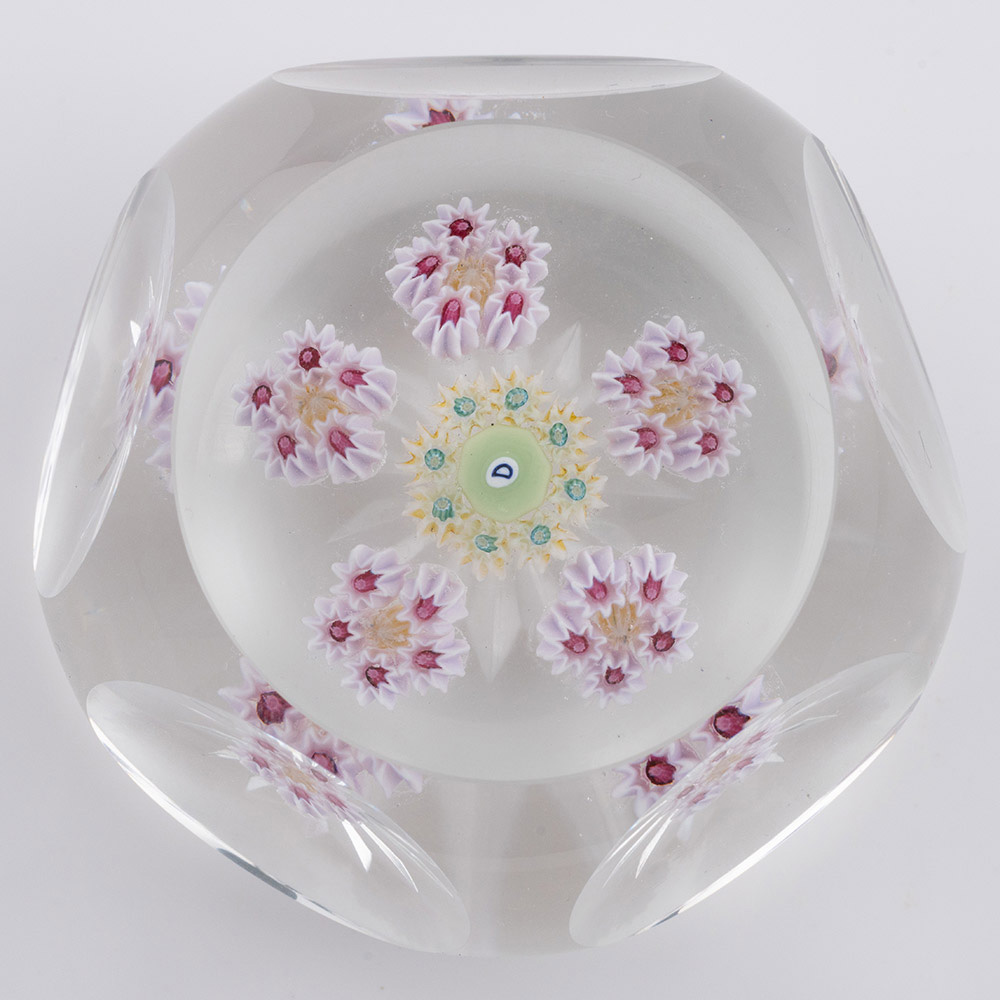 Perthshire Paperweight Millefiori PP14 Letter D 1972 Perthshire Paperweight Millefiori PP14 Letter D 1972